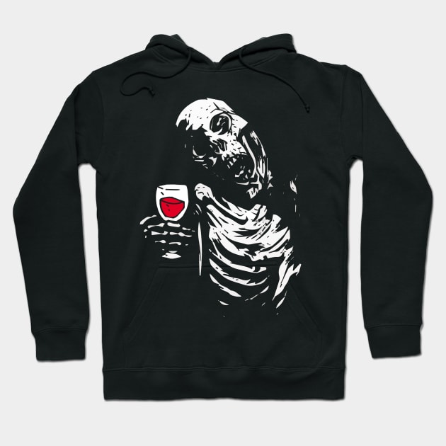 Have a good Bloody Halloween from Mr Skeleton Zombie Hoodie by Asiadesign